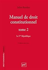 Manuel droit constitutionnel. d'occasion  Livré partout en France