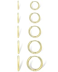 Small gold hoop for sale  Delivered anywhere in USA 