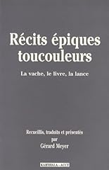 Récits épiques toucouleurs d'occasion  Livré partout en France
