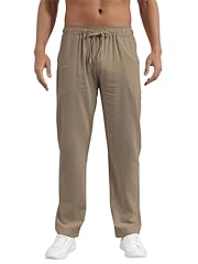Mens linen trousers for sale  Delivered anywhere in UK
