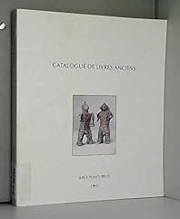 Catalogue livres anciens. d'occasion  Livré partout en France