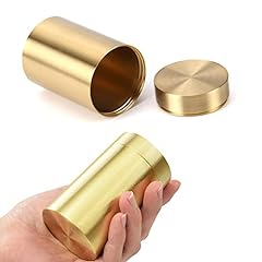 Brass tea canister for sale  Delivered anywhere in UK