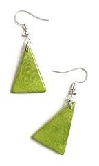 Tagua earrings lime for sale  Delivered anywhere in USA 