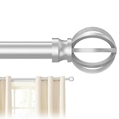 Silver curtain rods for sale  Delivered anywhere in USA 