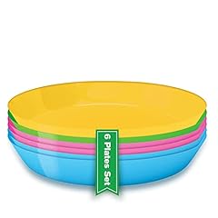 Plastic plates reusable. for sale  Delivered anywhere in UK