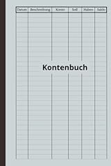Kontenbuch kassenbuch buchhalt gebraucht kaufen  Wird an jeden Ort in Deutschland