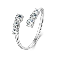 Moissanite white gold for sale  Delivered anywhere in UK