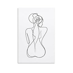 Abstract Woman Body Line Drawing Poster Print Photo Art Painting Canvas Poster Home Decorative Bedroom Modern Decor Posters Gifts 24x36inch(60x90cm) for sale  Delivered anywhere in Canada