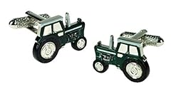 Green tractor cufflinks for sale  Delivered anywhere in UK