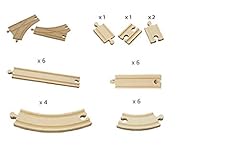 Wooden train track for sale  Delivered anywhere in UK