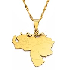 Venezuela map pendant for sale  Delivered anywhere in USA 