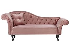 Beliani chaiselongue samt gebraucht kaufen  Wird an jeden Ort in Deutschland