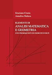 Elementi analisi matematica usato  Spedito ovunque in Italia 