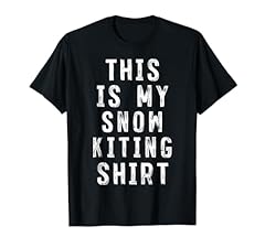 Snowkite shirt snowkiter gebraucht kaufen  Wird an jeden Ort in Deutschland