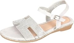 Womens flat diamante for sale  Delivered anywhere in UK