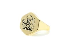 Engraved archer signet for sale  Delivered anywhere in UK