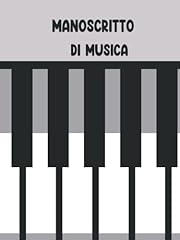 Manoscritto musica quaderno usato  Spedito ovunque in Italia 