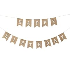 Banner compleanno vintage usato  Spedito ovunque in Italia 