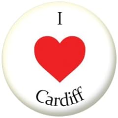 Love cardiff badge for sale  Delivered anywhere in UK