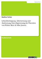 Lehnübertragung übersetzung  d'occasion  Livré partout en France