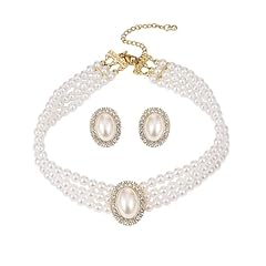 Layered pearl choker for sale  Delivered anywhere in UK