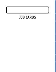 Job card service for sale  Delivered anywhere in UK