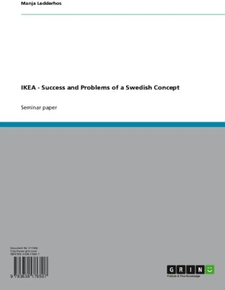 IKEA. Success and Problems of a Swedish Concept (English Edition) tweedehands  
