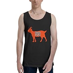 Quexoma Men's Gym Workout Tank Top Oilers Gretzky Goat, used for sale  Delivered anywhere in Canada