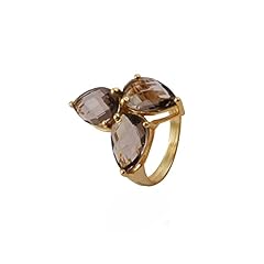 Anello quarzo fumé usato  Spedito ovunque in Italia 