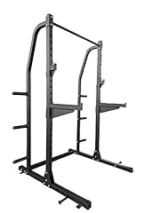 Apex Barbell Half Rack Squat Power Rack with [ J-Hooks, Pull-Up Bar, Spotter Arms & Plate Storage ], used for sale  Delivered anywhere in Canada