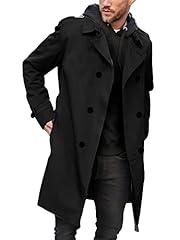 Gafeng mens trench for sale  Delivered anywhere in USA 