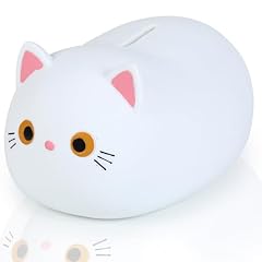 White cat piggy for sale  Delivered anywhere in USA 