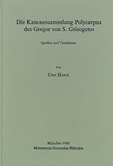 Die kanonessammlung polycarpus d'occasion  Livré partout en France
