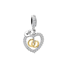 KunBead Jewelry Women Girls Wife Love Heart Dangle for sale  Delivered anywhere in UK
