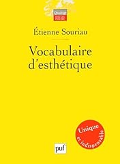 Vocabulaire esthétique d'occasion  Livré partout en France