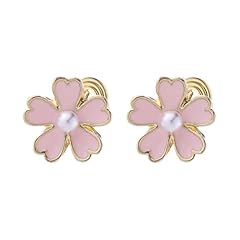Clip pink flower for sale  Delivered anywhere in UK