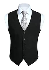 Hisdern black waistcoat for sale  Delivered anywhere in UK