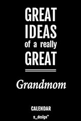 Calendar grandmoms grandmom for sale  Delivered anywhere in UK