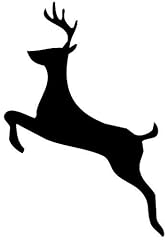 Leaping deer stencil for sale  Delivered anywhere in USA 