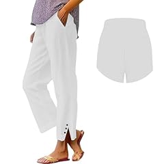 Jmwedia linen trousers for sale  Delivered anywhere in UK