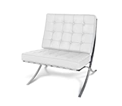 Lounge chair white for sale  Delivered anywhere in UK