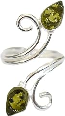 Branch ring moldavite for sale  Delivered anywhere in USA 