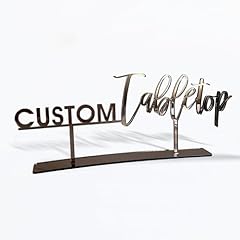 Custom text tabletop for sale  Delivered anywhere in USA 