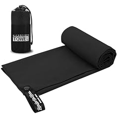 Microfibre towel black for sale  Delivered anywhere in UK