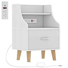 Weenfon nightstand white for sale  Delivered anywhere in USA 