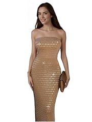 Figdaw strapless rhinestone for sale  Delivered anywhere in USA 