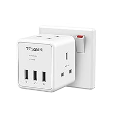 Double plug adaptor for sale  Delivered anywhere in UK