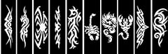 Blätter tribal tattoo gebraucht kaufen  Wird an jeden Ort in Deutschland