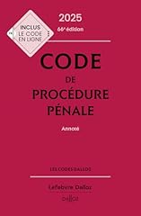 Code procédure pénale d'occasion  Livré partout en France