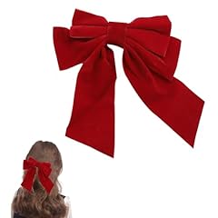 Red bow hair for sale  Delivered anywhere in UK